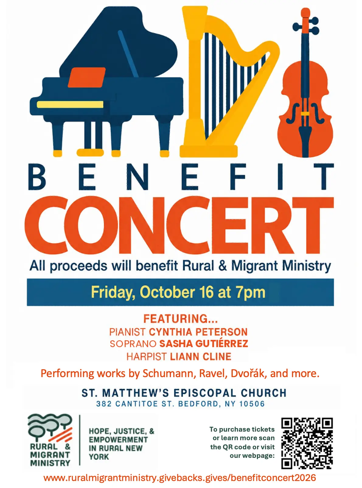 Benefit Concert Hosted by St. Matthew’s Episcopal Church in Bedford